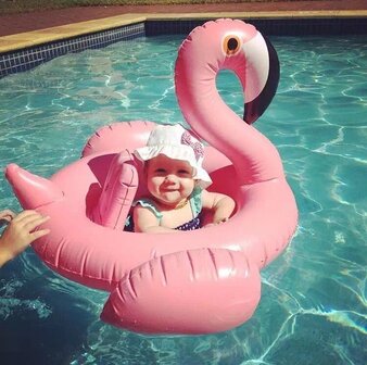 babyzwemband flamingo