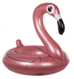 Opblaas flamingo zwemband rose gold_