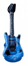 Opblaasbare gitaar blauw