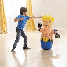 Opblaasbare boksbal voor kinderen (blauw)