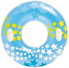 Zwemband met handvaten sterren blauw (91cm)