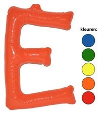 Opblaasletter E oranje