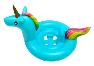 Baby zwemband eenhoorn blauw
