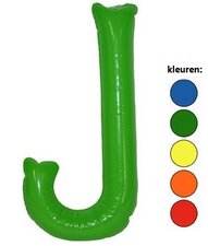 Opblaasletter J rood