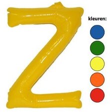 Opblaasletter Z geel