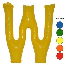Opblaasletter W groen
