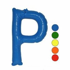 Opblaasletter P oranje