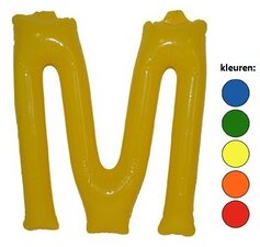 Opblaasletter M groen