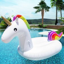 Mega opblaas eenhoorn unicorn 165x135cm