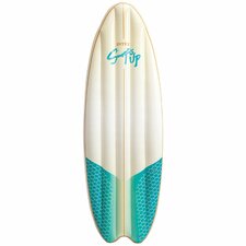 Opblaasbare surfplank wit/blauw