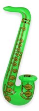 Opblaas instrument saxofoon 55cm groen