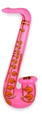 Opblaas instrument saxofoon 55cm roze