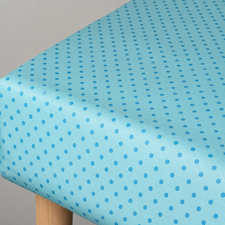 Papieren tafelkleed op rol (8m) stippen donkerblauw