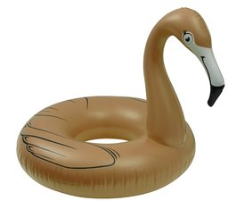 Zwemband flamingo goud (118cm)
